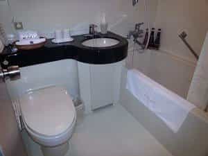 Compact Japanese bathroom
