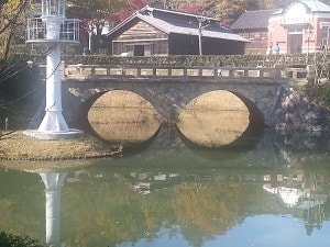 Spectacles bridge Meiji Mura Museum